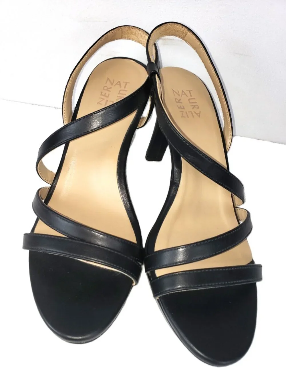 Naturalizer Brenta Strappy Heeled Sandals - Black 9.5